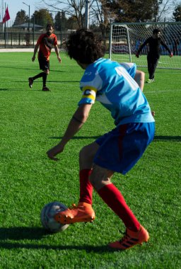 Zugdidi, Gürcistan - 6 Kasım 2021: Amatör Futbol Ligi