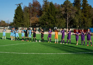 Zugdidi, Gürcistan - 6 Kasım 2021: Amatör Futbol Ligi