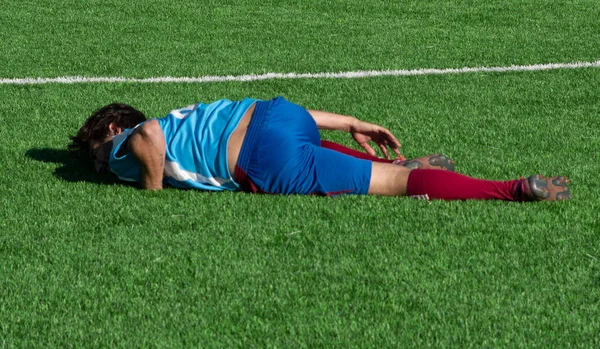 Zugdidi, Gürcistan - 6 Kasım 2021: Amatör Futbol Ligi