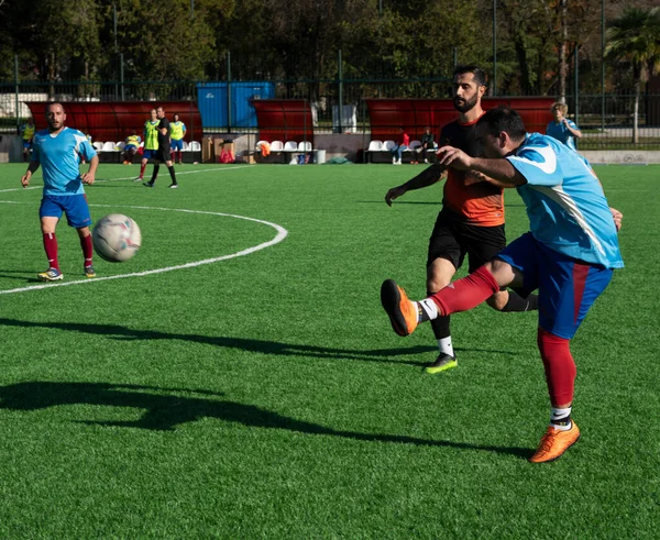 Zugdidi Gruzja Listopada 2021 Master League Amateur Soccer — Zdjęcie stockowe