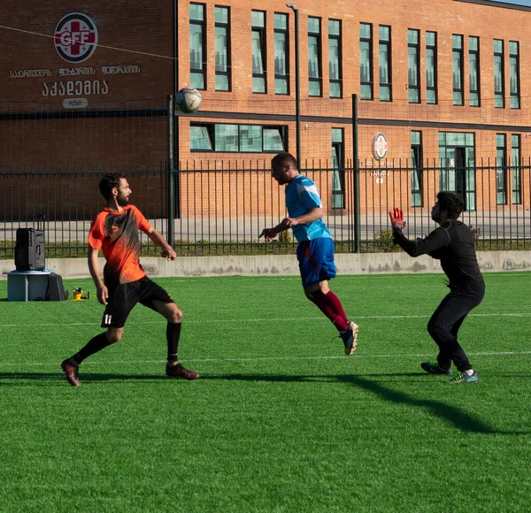 Zugdidi Geórgia Novembro 2021 Master League Amateur Soccer — Fotografia de Stock