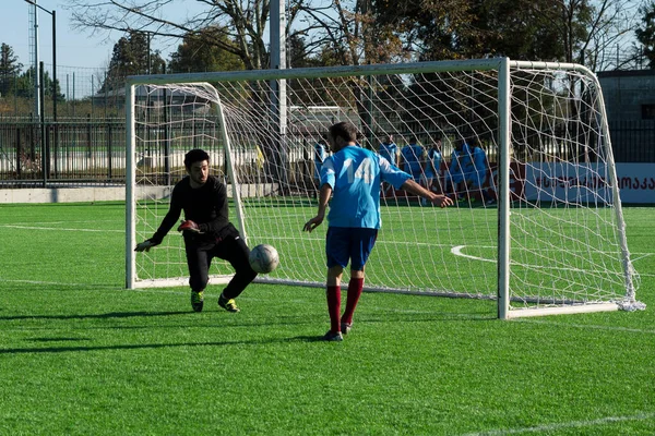 Zugdidi Georgië November 2021 Master League Amateur Soccer — Stockfoto