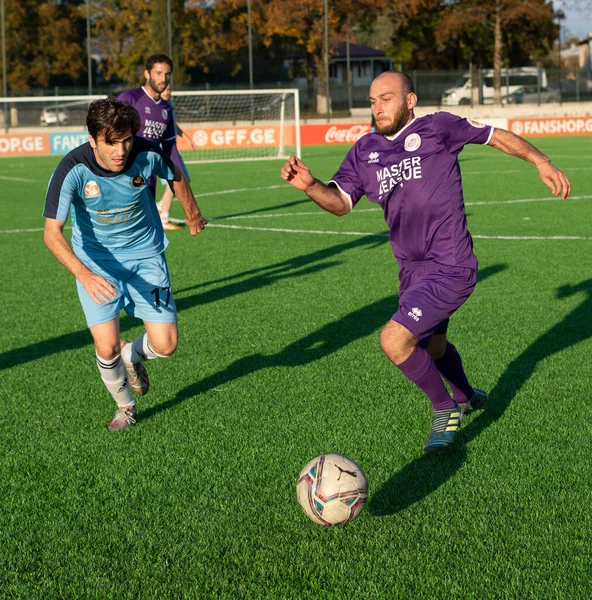 Zugdidi Georgia Novembre 2021 Master League Amateur Soccer — Foto Stock