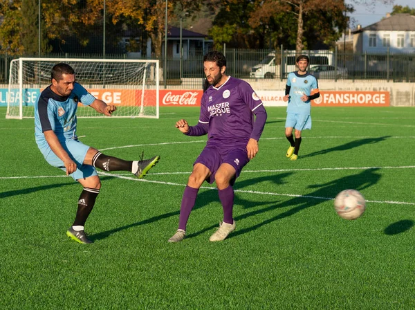 Zugdidi Γεωργία Νοεμβρίου 2021 Master League Amateur Soccer — Φωτογραφία Αρχείου