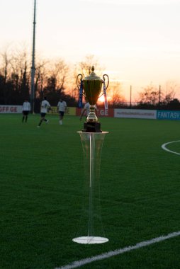 Zugdidi, Gürcistan - 6 Kasım 2021: Amatör Futbol Ligi