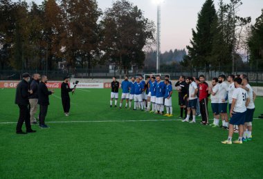 Zugdidi, Gürcistan - 6 Kasım 2021: Amatör Futbol Ligi
