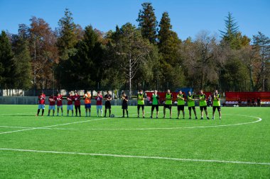 Zugdidi, Gürcistan - 6 Kasım 2021: Amatör Futbol Ligi