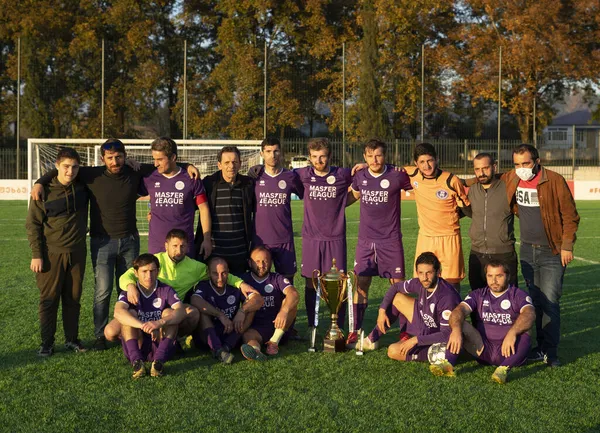 Zugdidi Georgia Noviembre 2021 Master League Amateur Soccer — Foto de Stock