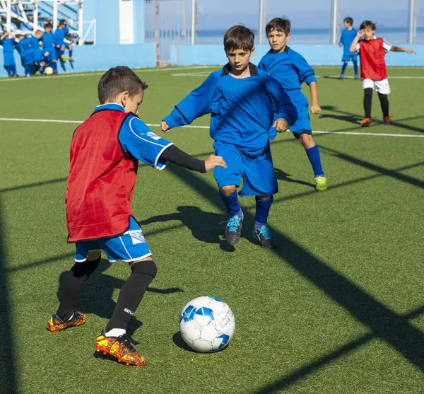 Batumi Γεωργία Νοεμβρίου 2021 Ποδόσφαιρο Μεταξύ Παιδικών Ομάδων — Φωτογραφία Αρχείου