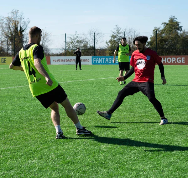 Zugdidi Gruzja Listopada 2021 Master League Amateur Soccer — Zdjęcie stockowe