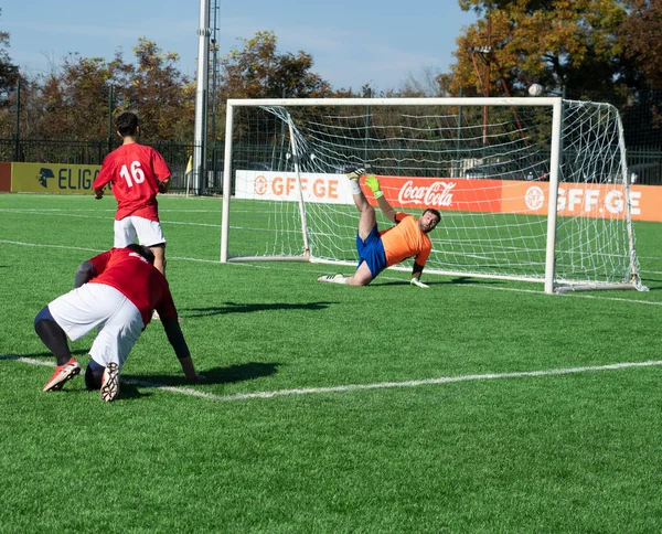 Zugdidi Georgië November 2021 Master League Amateur Soccer — Stockfoto