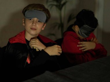 Batumi, Gürcistan - 31 Ekim 2021: Çocuk Merkezi Cadılar Bayramı