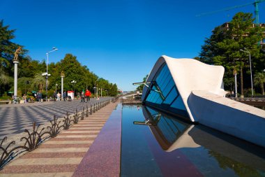 Batumi, Gürcistan - 7 Ekim 2021: nüfus dairesi