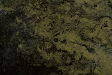 Suda koyu yeşil boya şeklinde arkaplan