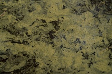 Suda koyu yeşil boya şeklinde arkaplan