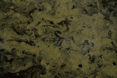 Suda koyu yeşil boya şeklinde arkaplan