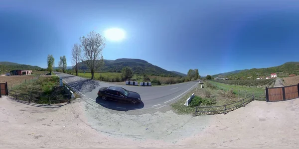 Kacheti Gruzja Sierpnia 2020 Panorama 360 Winnic — Zdjęcie stockowe