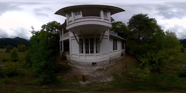 Panorama 360 Privé Huis Het Bos — Stockfoto