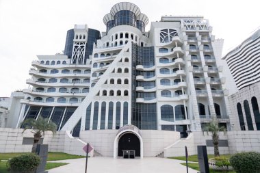 Batumi, Georgia - 28 Kasım 2021: The Grand Gloria Hotel 5