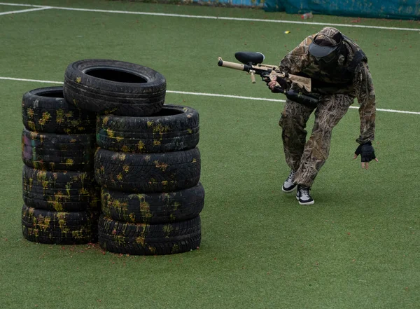 Batumi Georgia December 2021 Paintball Verseny — Stock Fotó