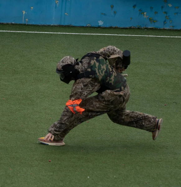 Batumi Georgia Dicembre 2021 Gara Paintball — Foto Stock