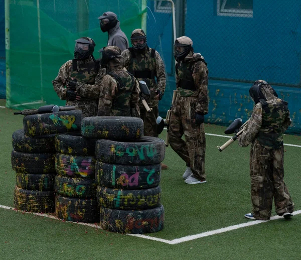 Batumi Georgia December 2021 Paintball Verseny — Stock Fotó