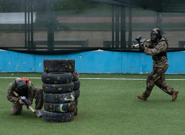 Batumi Georgien December 2021 Paintballtävling — Stockfoto