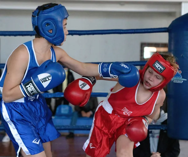 Batumi, Gürcistan - 12 Aralık 2021: Boks turnuvası