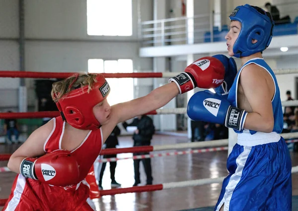 Batumi Geórgia Dezembro 2021 Torneio Boxe — Fotografia de Stock