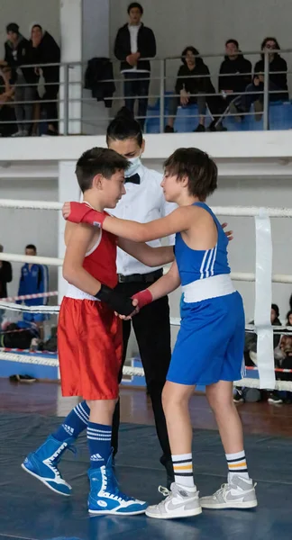 Batumi Géorgie Décembre 2021 Tournoi Boxe — Photo