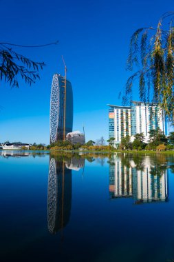 Batumi, Georgia - 7 Aralık 2021: Central Park