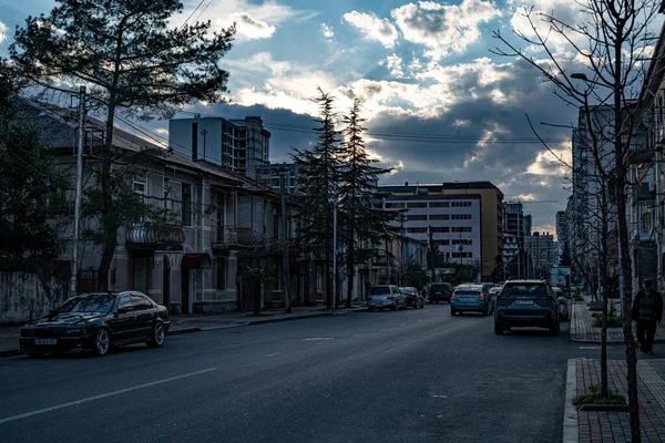 Batumi Georgia January 2022 Beautiful Clouds City —  Fotos de Stock
