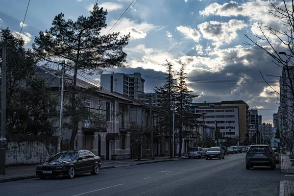Batumi Georgia January 2022 Beautiful Clouds City —  Fotos de Stock
