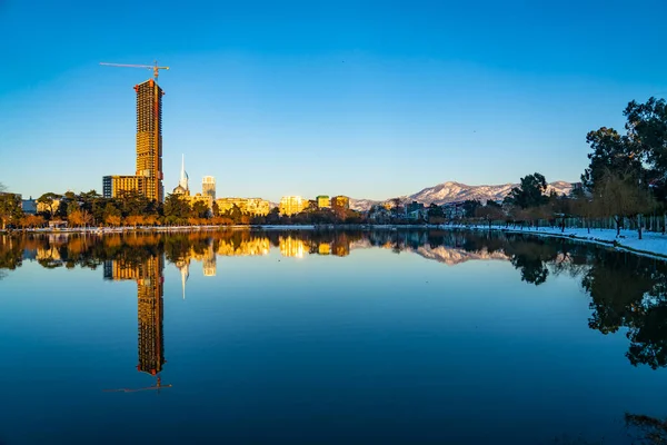 Batumi Georgië Januari 2022 Centraal Park Winter — Stockfoto