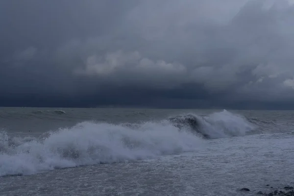 Zwarte Zee Batumi Winter — Stockfoto