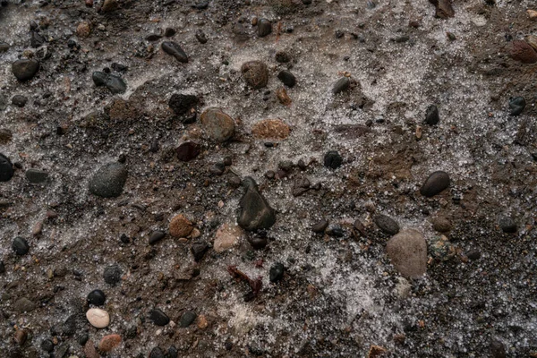 Kayalar, kum ve kar şeklinde arkaplan