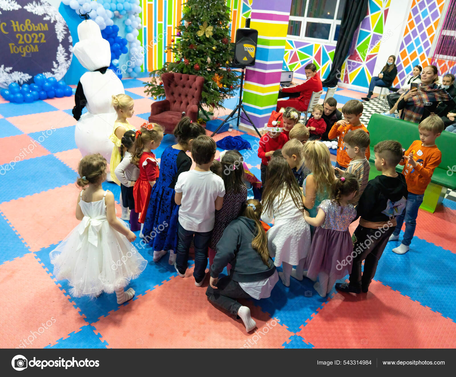 Batumi Georgia December 2022 New Year's Performance Children – Stock Editorial Photo © Youatlas #543314984
