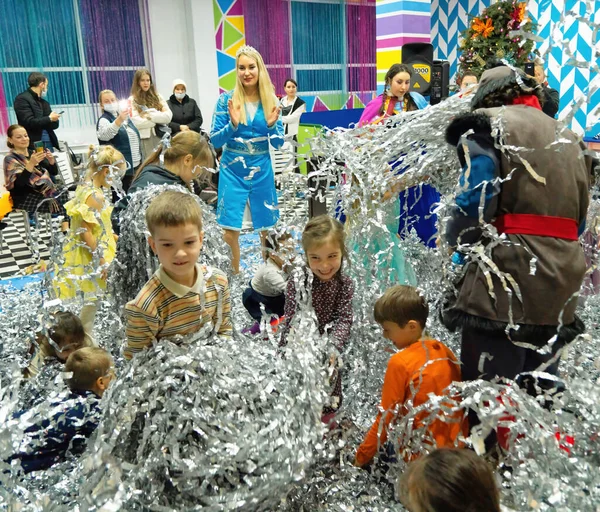 Батуми Грузия Декабря 2022 Года Новогоднее Представление Детей — стоковое фото