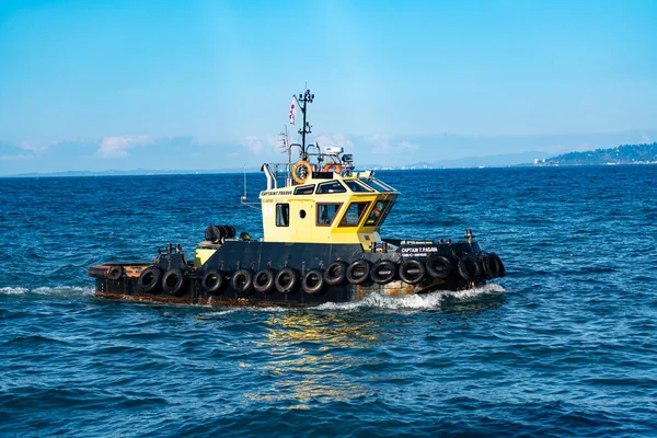 Batumi Georgia February 2022 Tugboat Kapitan Pagava Seaport — Stock Photo, Image