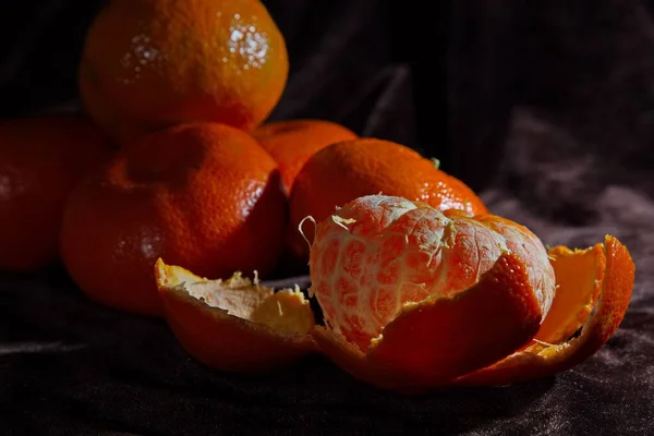 Tangerines Table Still Life — Stock Photo, Image