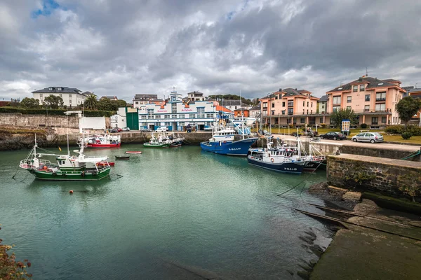 Puerto Vega Asturias Spain October 2020 Picturesque Port Area Puerto — Stock Photo, Image