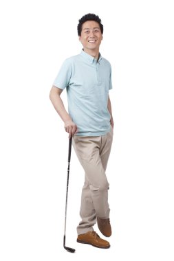 genç adam Golf