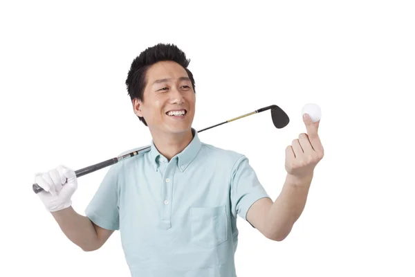 Young man  golfing — Stock Photo, Image