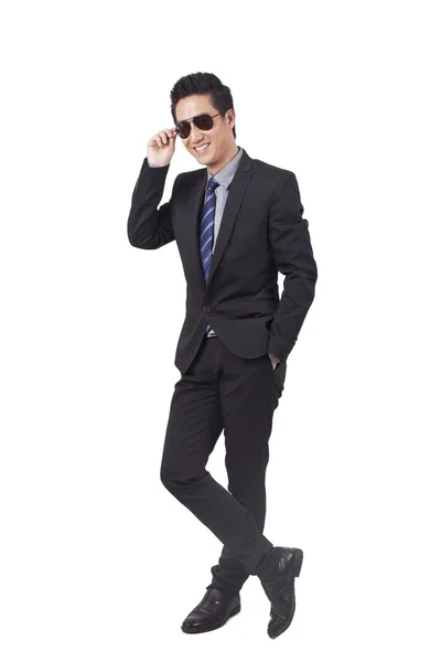 Business man with sunglasses — Stock Photo, Image