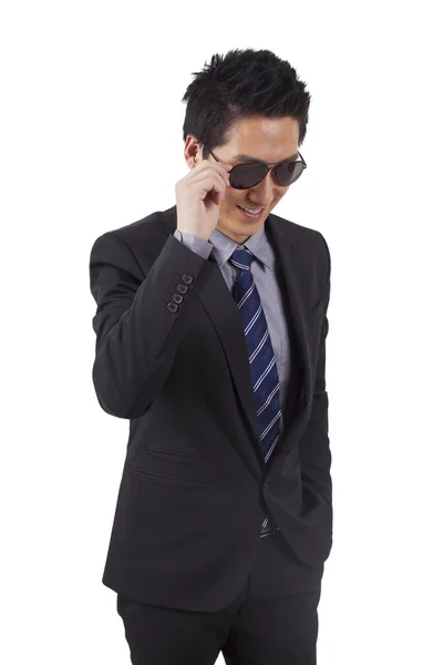 Business man with sunglasses — Stock Photo, Image