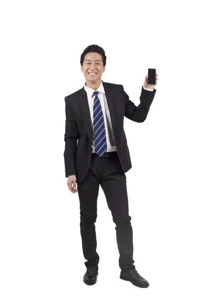 Business with phone — Stock Photo, Image