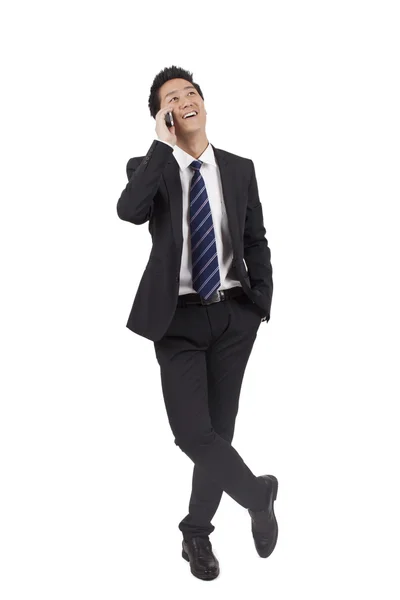 Business with phone — Stock Photo, Image