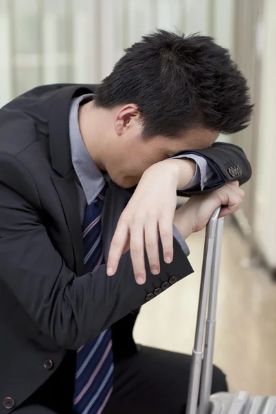 Businessman resting Stock Picture