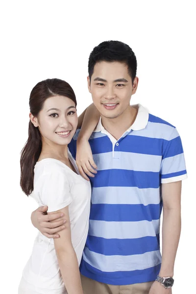 Portrait of young couple — Stock Photo, Image