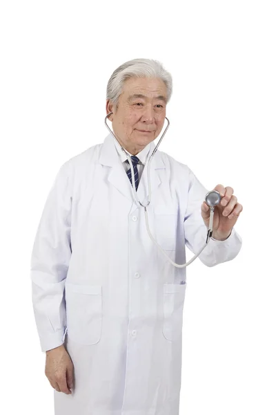Starszy mężczyzna lekarz — Zdjęcie stockowe